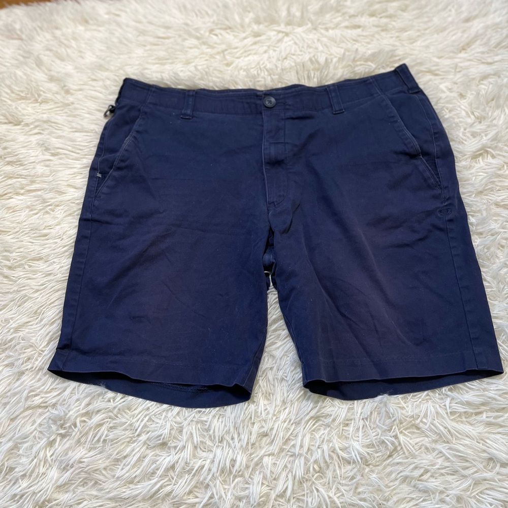 G12 Under Armour Dark Blue Flat Front Shorts